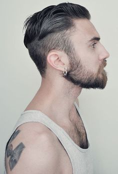 Valentines Day Spiky hairstyle with undercut