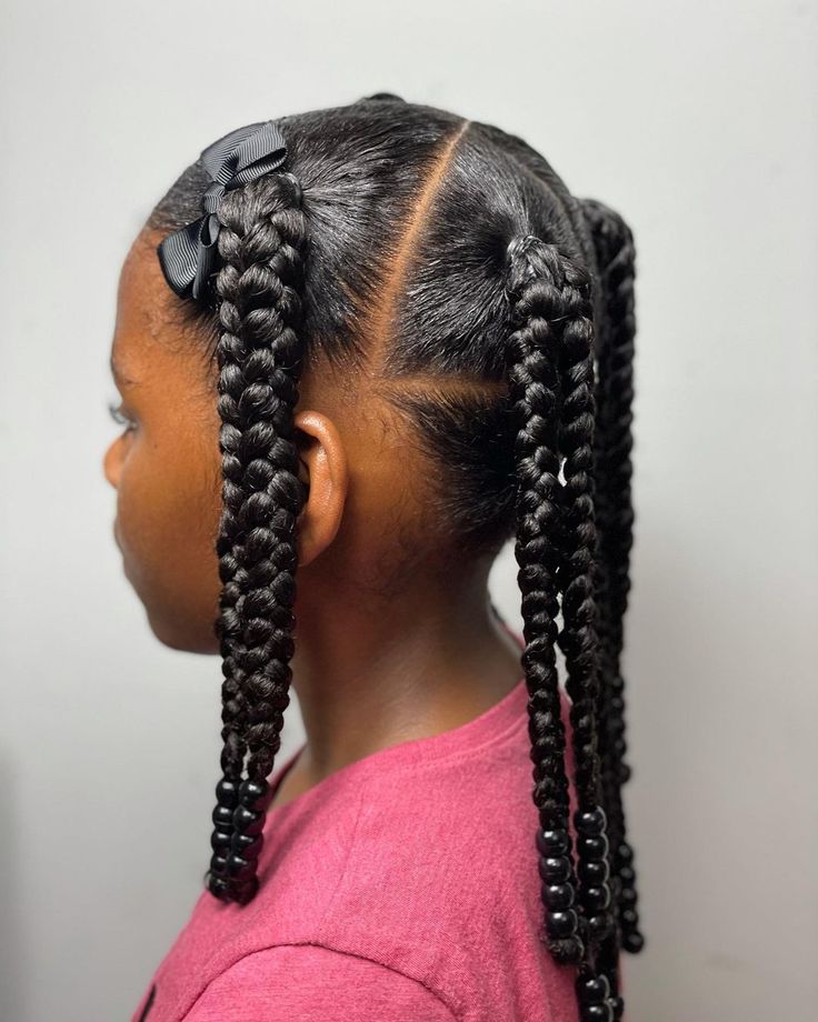 ponytail hairstyles for black hair little girl